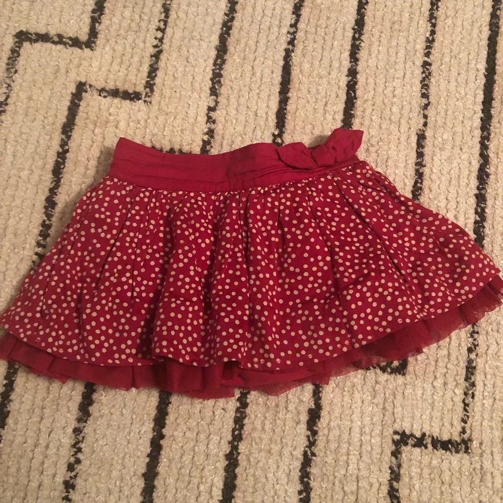 Baby Gap polka dot skirt